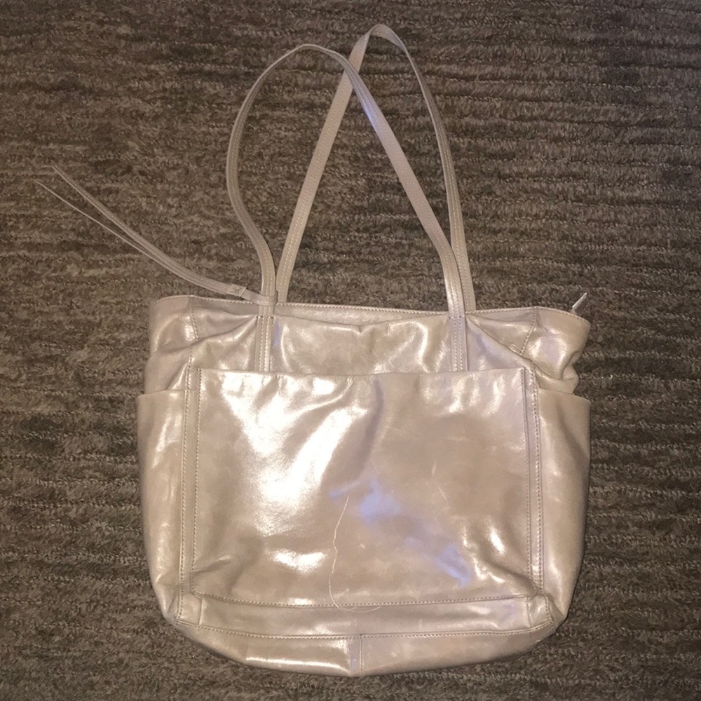 HOBO Silver Tote Bag
